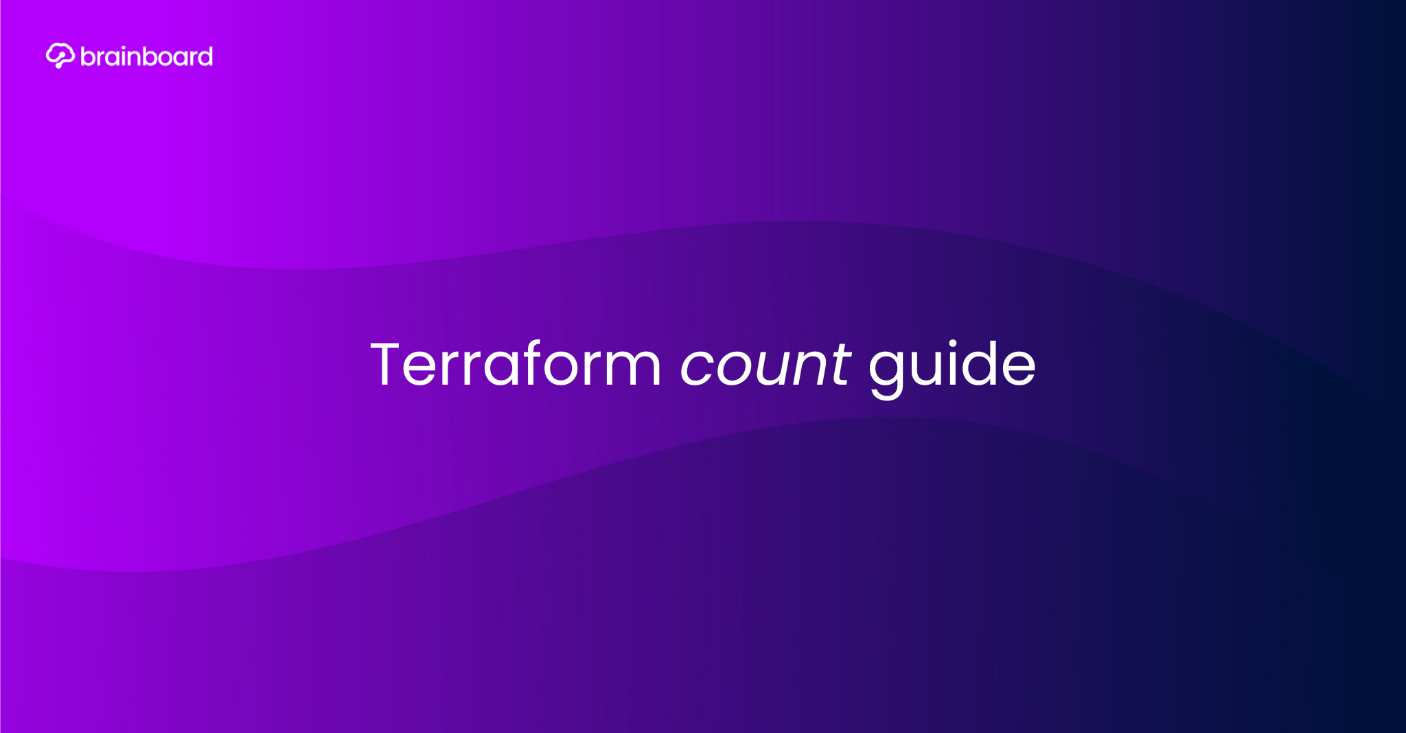 How to use count in Terraform