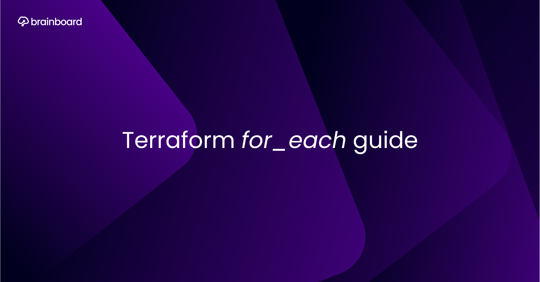 How to use for_each in Terraform